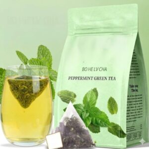 Cooling Peppermint Green Tea Leaves